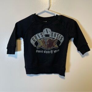 Guns N Rose crewneck sweatshirt‎ baby size 0-3 months